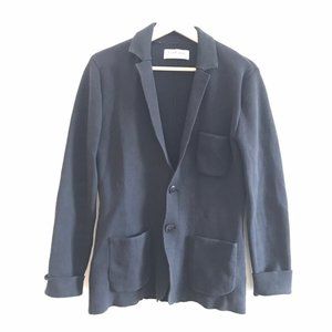 EVERLANE Chunky Knit Cardigan Blazer Navy S